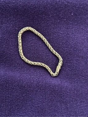 Tiffany 14K Yellow Gold Russian Weave Bracelet